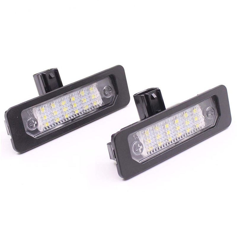 Xinctai 2PCS LED Rear Number License Plate Light Lamp For Ford Mustang Focus Fusion Flex Mercury sable milan Lincoln MKS MKT MKX MKZ OEM 8T5Z13550B 8T5Z13550A - Image 2
